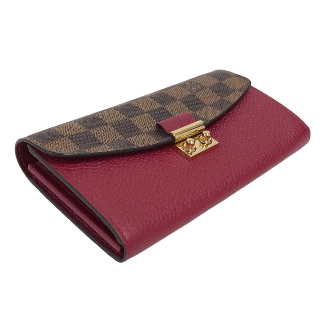 【LOUIS VUITTON】長財布　ダミエ　ポルトフォイユ・クロワゼット