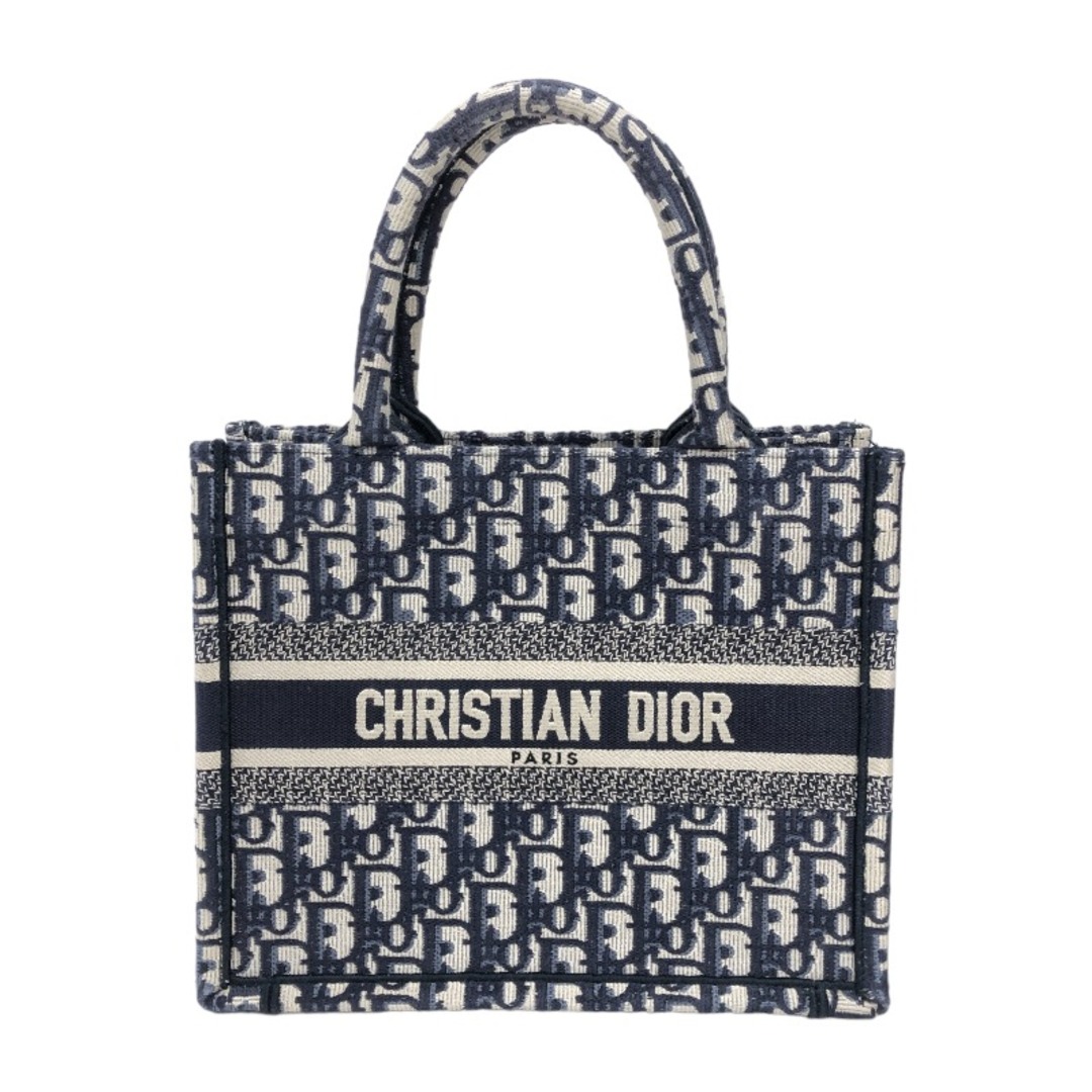 クリスチャン・ディオール Christian Dior ブックトート スモール M1265ZRIW ネイビー オブリークキャンバス レディース トートバッグ
