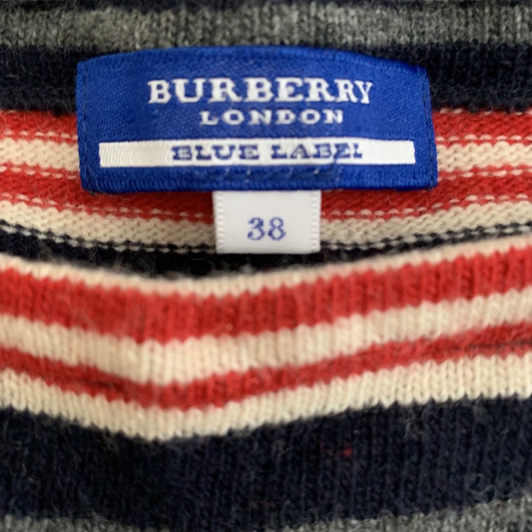 BURBERRY(バーバリー)のBURBERRY BLUE LABEL  セーター　カシミア　マルチカラー レディースのトップス(ニット/セーター)の商品写真