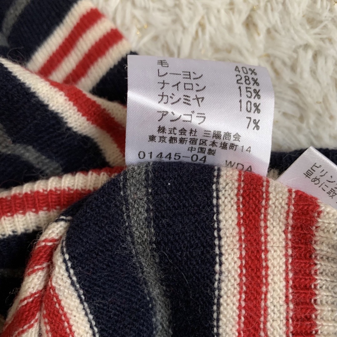 BURBERRY(バーバリー)のBURBERRY BLUE LABEL  セーター　カシミア　マルチカラー レディースのトップス(ニット/セーター)の商品写真