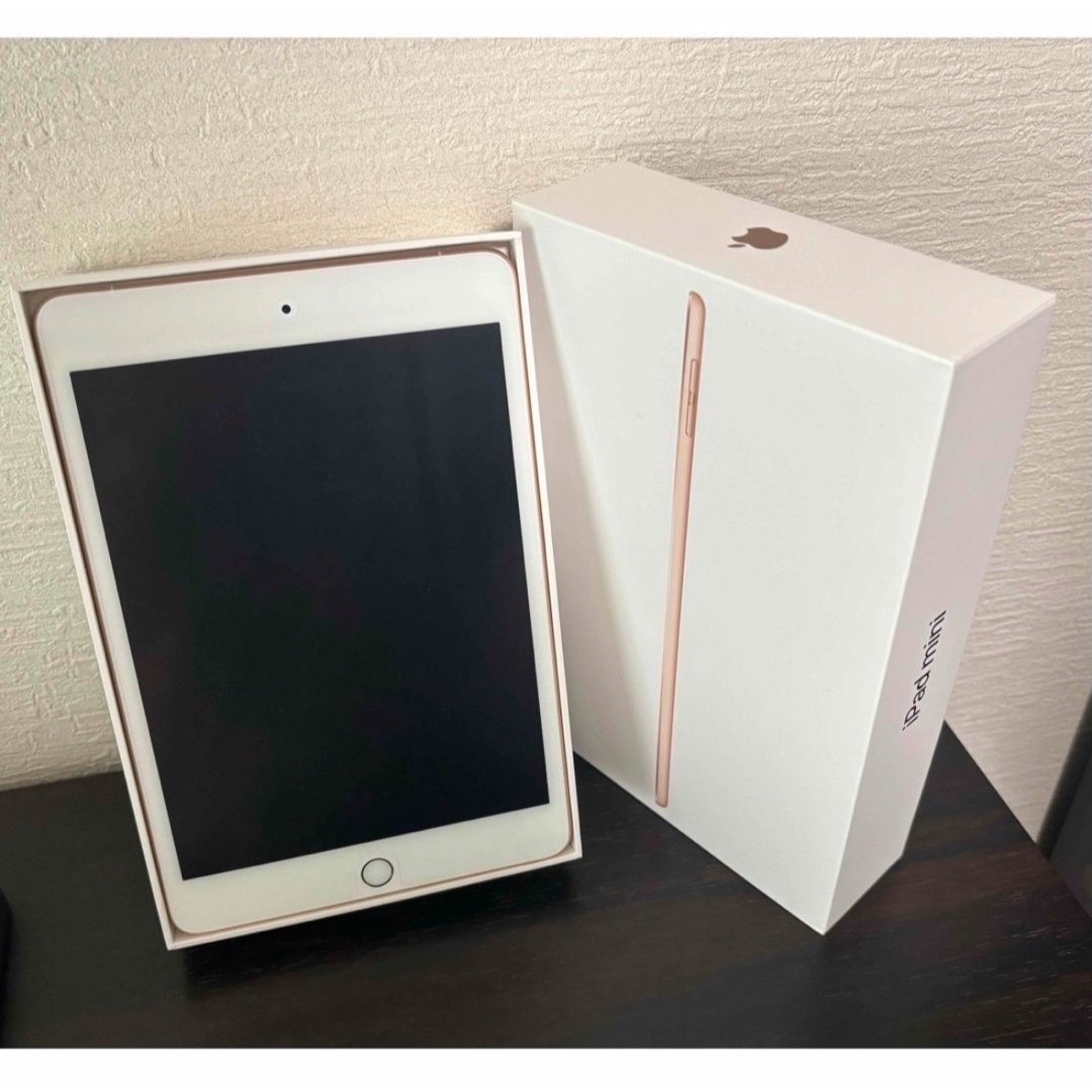 【美品】iPad mini 5 Wi-Fi+Cellular 64GB ゴールド