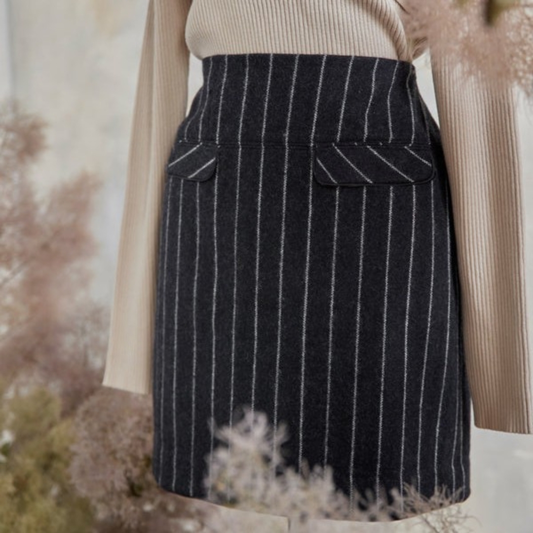 972裾まわりHemingway Wool-Blend Skirt