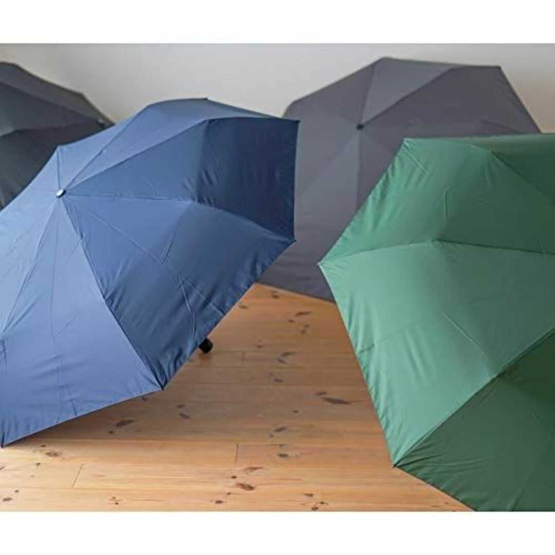 【色: グレー】小宮商店 超軽量カーボン傘 折りたたみ傘 楽々開閉 大きい 65ファッション小物