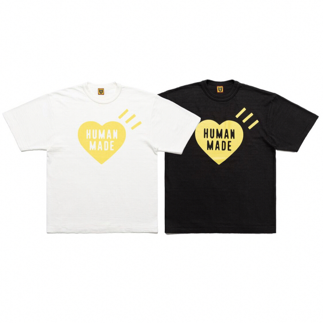 ヒューマンメイド　Heart T-Shirt　黒L