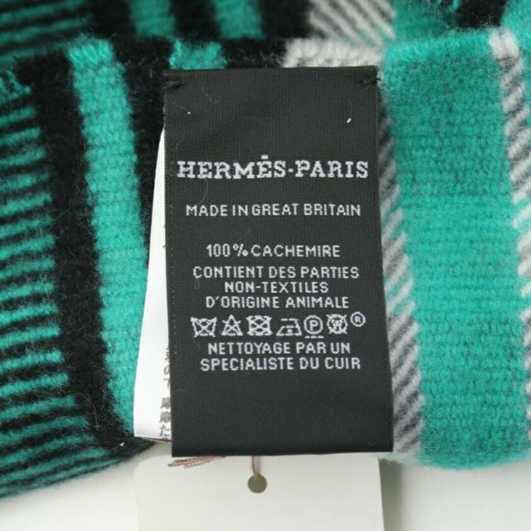 Hermes(エルメス)の ブランケット カシミヤ ライトグリーン マルチカラー レディースのファッション小物(その他)の商品写真