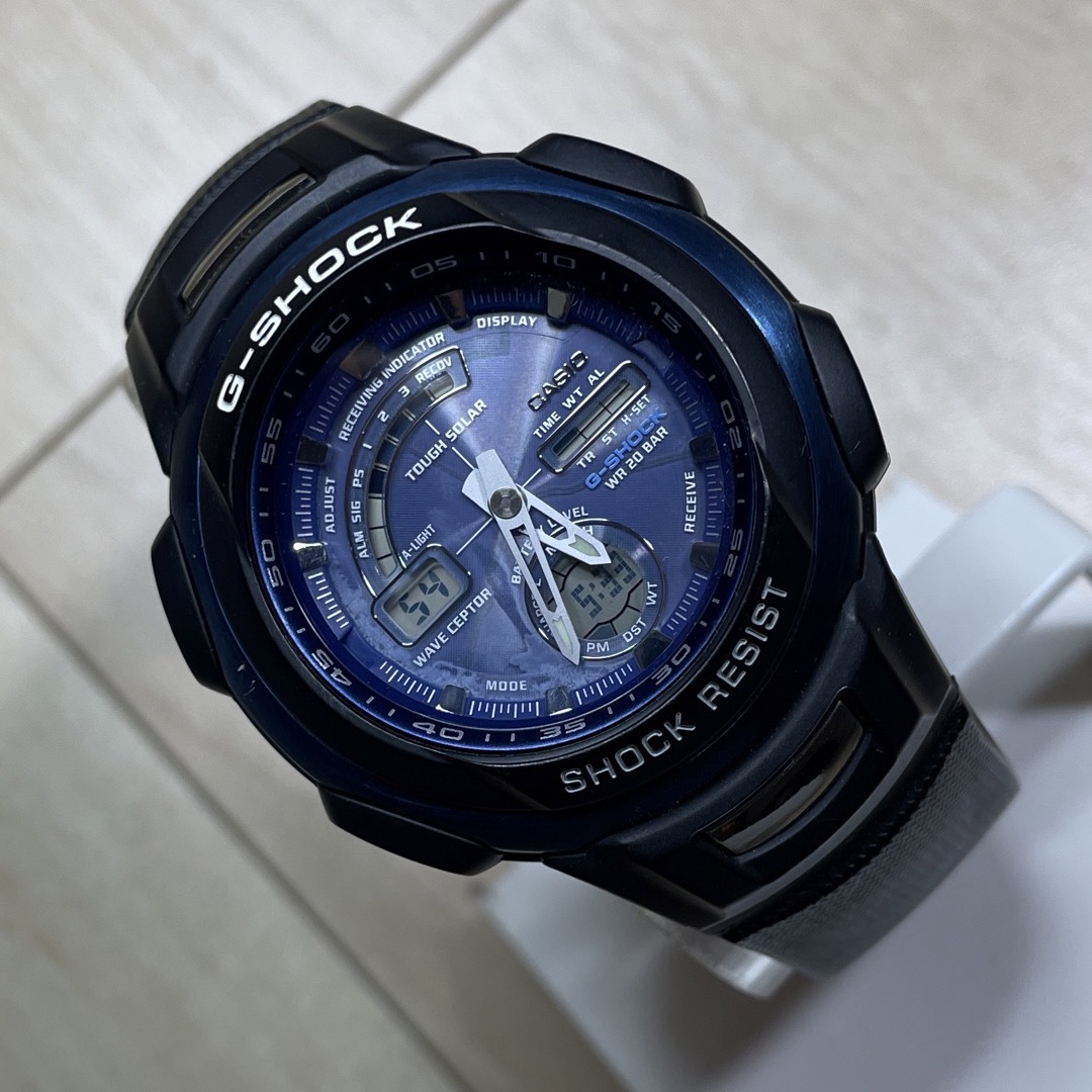【電波ソーラー】CASIO G-SHOCK analog-digital 腕時計メンズ