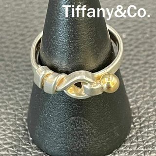 ティファニー(Tiffany & Co.)のティファニー フックアンドアイ リング 925/750 シルバー/ゴールド(リング(指輪))