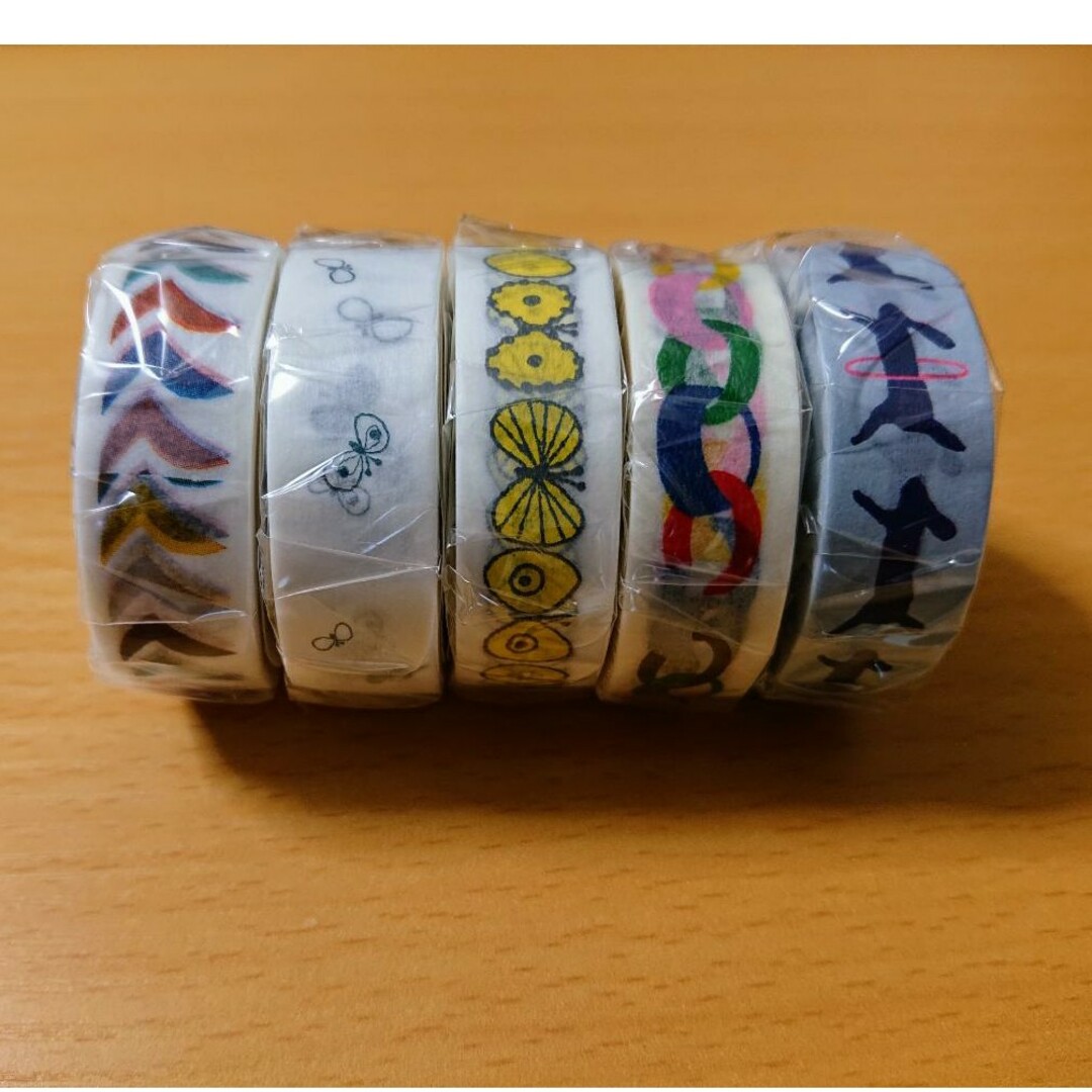 mina perhonen(ミナペルホネン)のmt ミナペルホネンマスキングテープ 5本セット エンタメ/ホビーのアート用品(その他)の商品写真