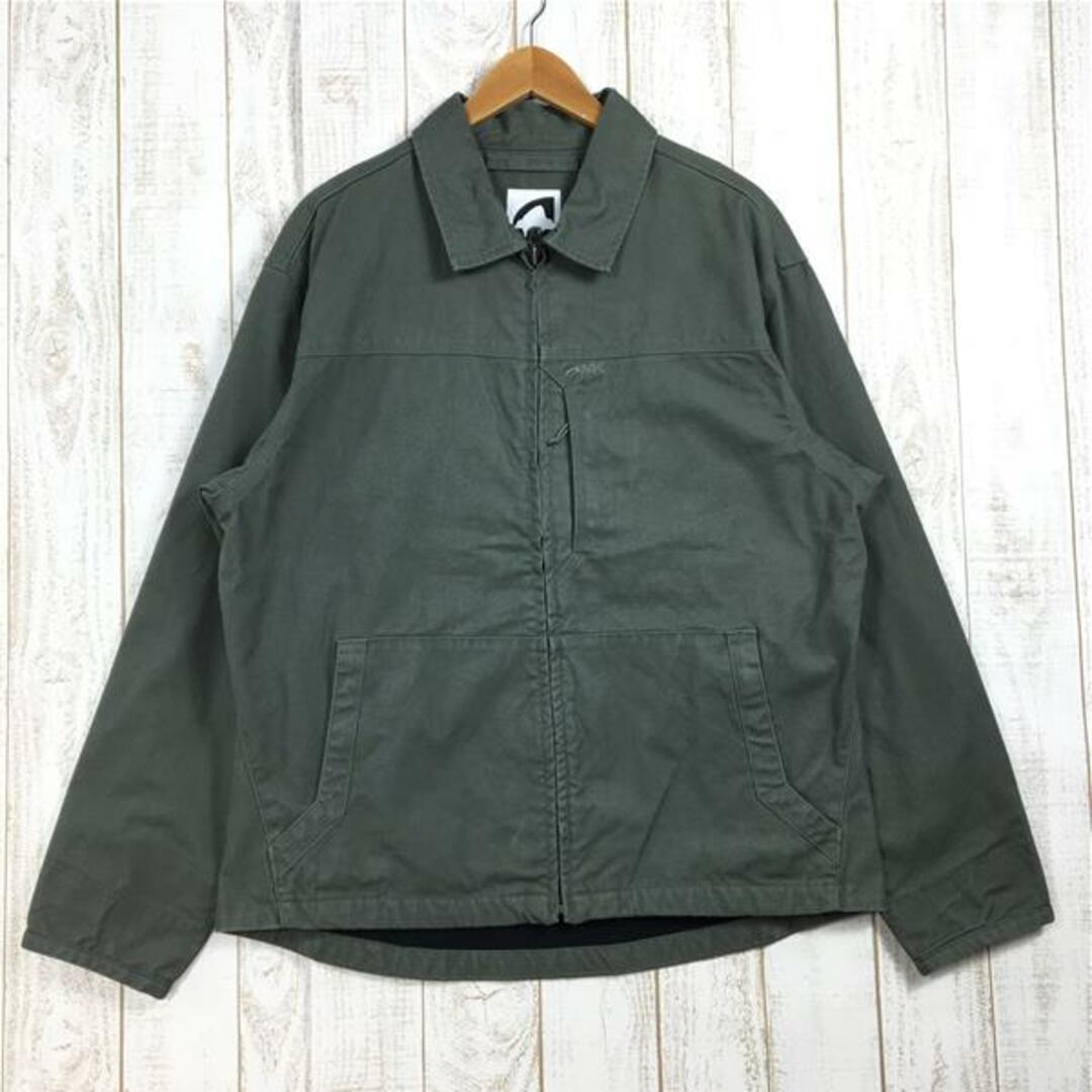 MENs L  マウンテンカーキ トリコットラインド キャンバス ジャケット Tricot-Lined Canvas Jacket コットン 生産終了モデル 入手困難 MOUNTAIN KHAKI グリーン系60cm着丈