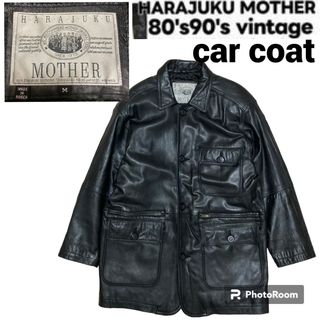HARAJUKU MOTHER 原宿マザー ラムレザー カーコート ジャケット HARAJUKU MOTHER 原宿マザー ラムレザー カーコート ジャケット
