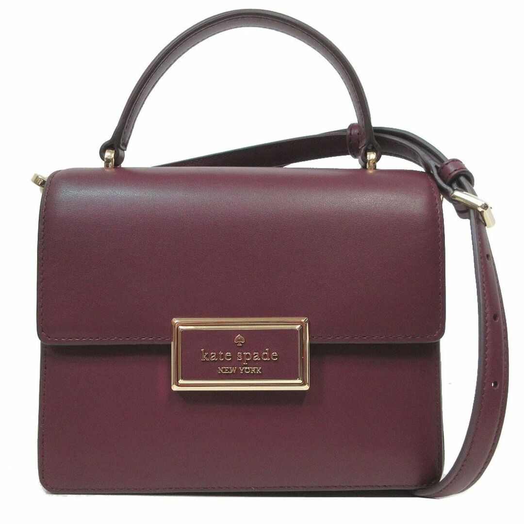 【新品】ケイトスペード バッグ ショルダーバッグ kate spade リーガン レザー トップハンドル クロスボディ 2WAY 斜め掛け KA755 アウトレット レディースマグネットボタン内側