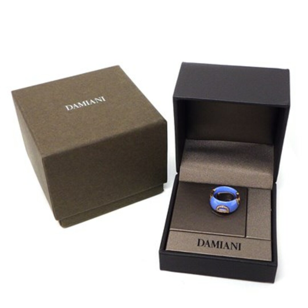 Damiani(ダミアーニ)のダミアーニ DAMIANI リング Dアイコン ディーアイコン ダイヤモンド K18PG パウダーブルー セラミック 9.5号 【中古】 レディースのアクセサリー(リング(指輪))の商品写真