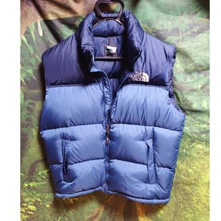 ノースフェイス(THE NORTH FACE) ダウンベスト(メンズ)(ブルー ノースフェイス(THE NORTH FACE) ダウンベスト(メンズ)(ブルー