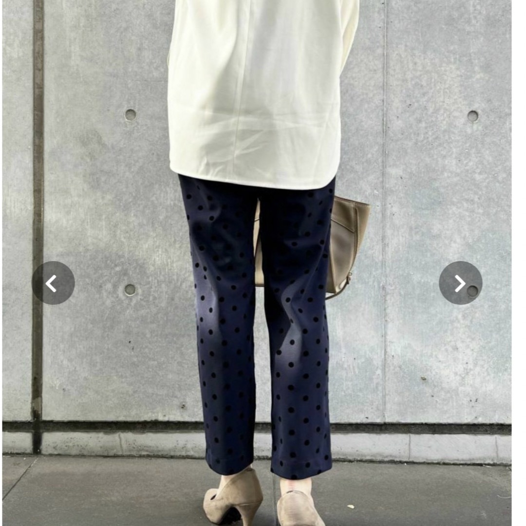 PICCIN - 【セットアップ可能】フロッキードットストレッチパンツ 新品