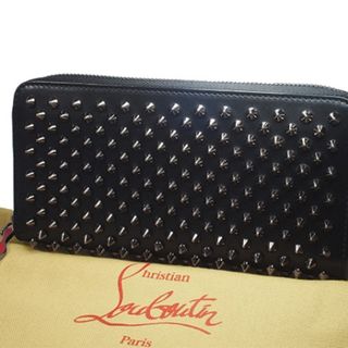 クリスチャンルブタン(Christian Louboutin)のクリスチャン・ルブタン Christian louboutin パネトーネ スタッズ ラウンドファスナー長財布 1175099(財布)