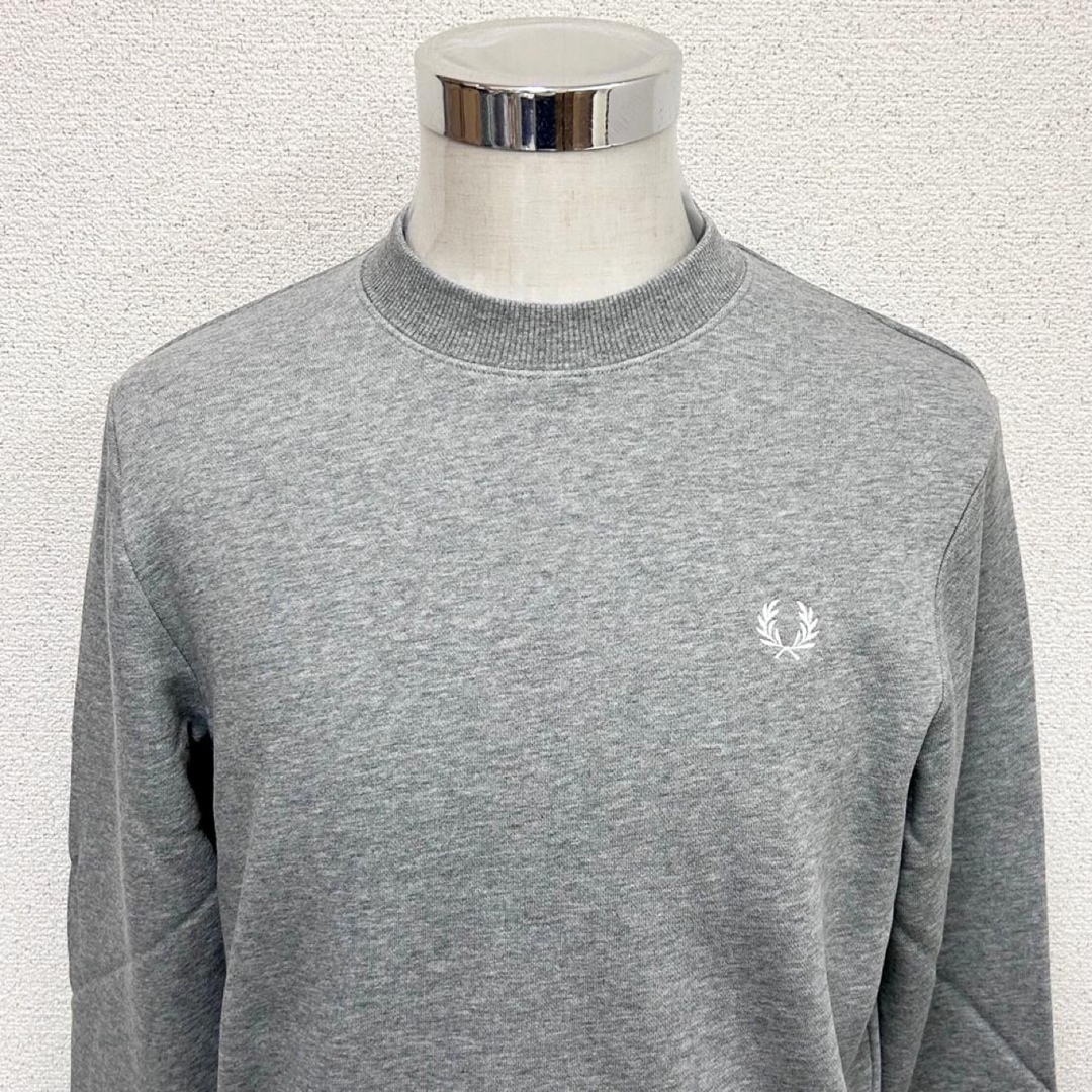 新品 FRED PERRY フレッドペリー メンズ スウェット エクリュSサイズ