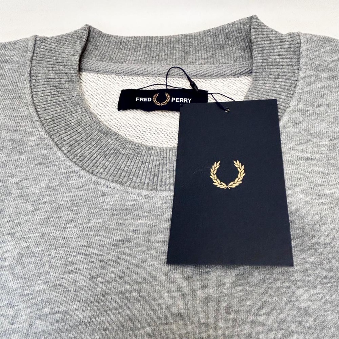 新品 FRED PERRY フレッドペリー メンズ スウェット グレー Mサイズ