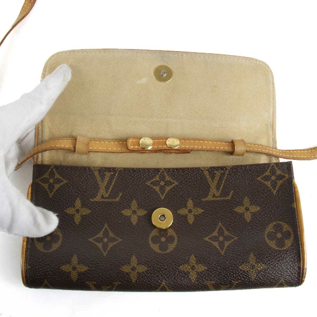 『USED』 LOUIS VUITTON ルイ・ヴィトン ポシェット・ツインPM M51854 ポシェット モノグラムキャンバス ブラウン