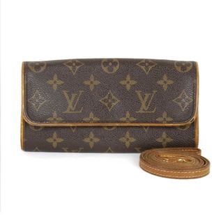 ルイヴィトン(LOUIS VUITTON)の『USED』 LOUIS VUITTON ルイ・ヴィトン ポシェット・ツインPM M51854 ポシェット モノグラムキャンバス ブラウン【中古】(ポシェット)