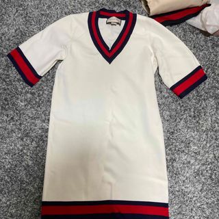 Gucci - 【adidas x Gucci】コラボ☆ Tシャツドレス ワンピースの通販