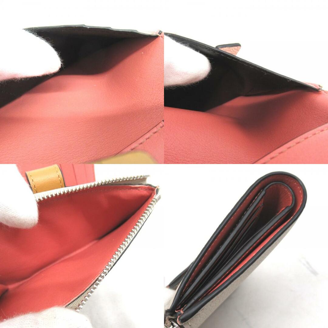 LOEWE(ロエベ)のロエベ 二つ折り財布 スリムジップバイフォール ライトオーツ 0010788941 KR221043 中古 レディースのファッション小物(財布)の商品写真