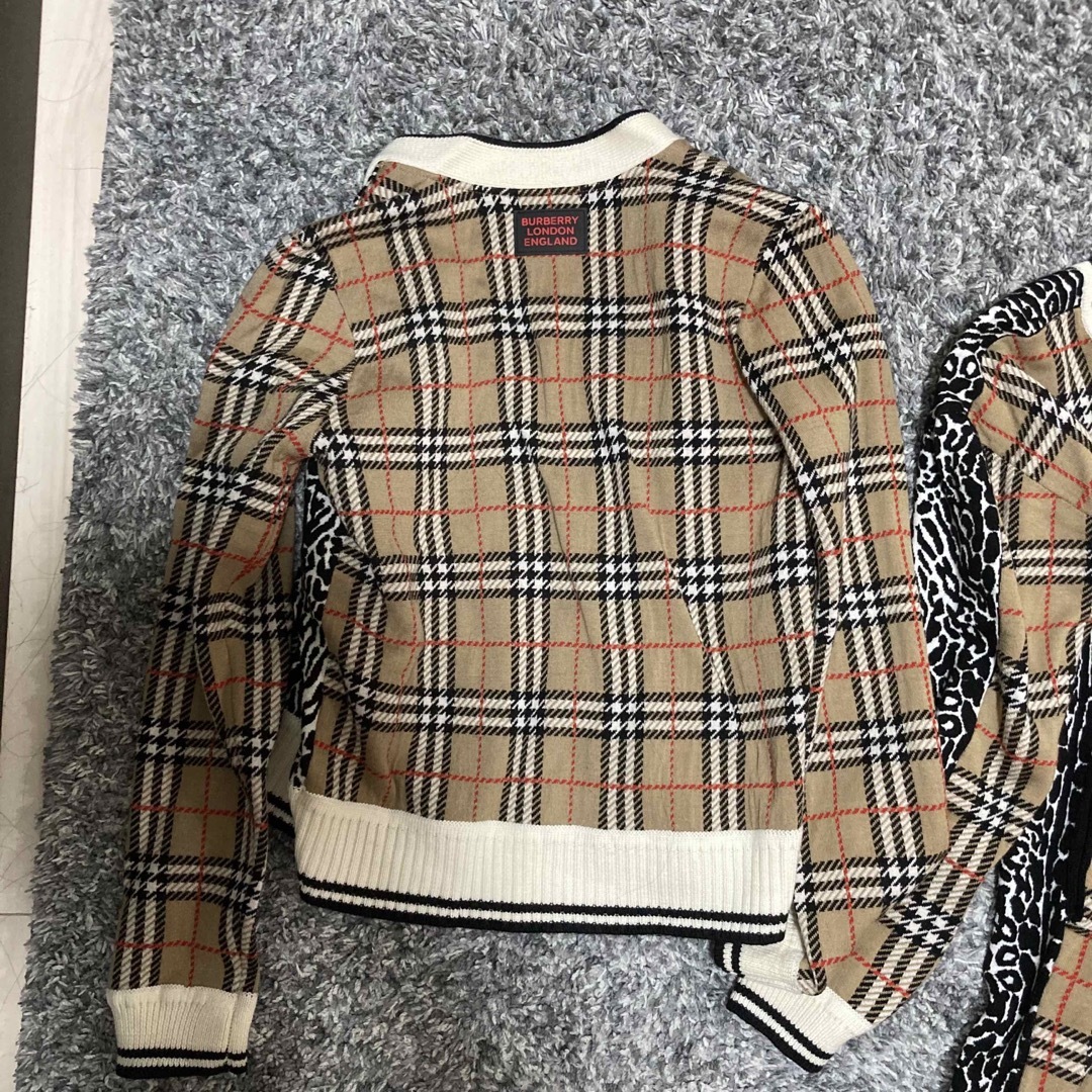 BURBERRY(バーバリー)の現行タグUK4BURBERRY s ニットカーディガン レディースのトップス(カーディガン)の商品写真