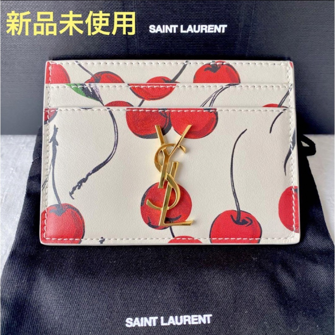 SAINT LAURENT レザーカードケース 名刺入れ 定期入れ