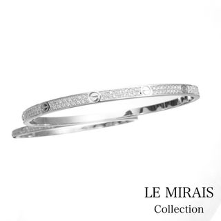 【仕上済】カルティエ ラブブレス #18 YG ダイヤ 18 K18YG メンズ ブレスレット CARTIER