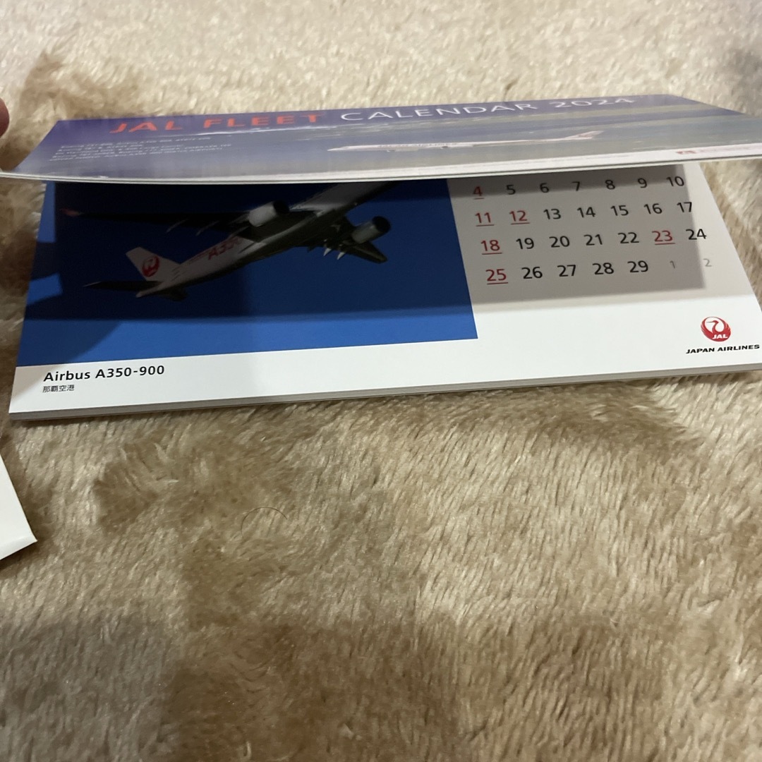 JAL(日本航空)(ジャル(ニホンコウクウ))のJAL オリジナルカレンダー2024 インテリア/住まい/日用品の文房具(カレンダー/スケジュール)の商品写真