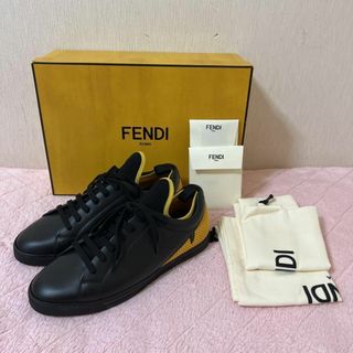 極美品ほぼ未使用FENDI フェンディ シューズ FFロゴ スニーカー 26cm