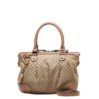 グッチ(Gucci)のグッチ ディアマンテ スーキー ハンドバッグ ショルダーバッグ 2WAY 247902 キャンバス レディース GUCCI 【1-0122077】(ショルダーバッグ)