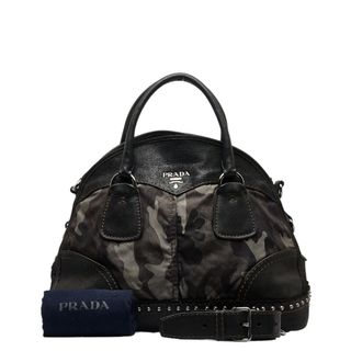 プラダ(PRADA)のプラダ カモフラージュ 迷彩 スタッズ ハンドバッグ ショルダーバッグ 2WAY BL0688 ナイロン レディース PRADA 【1-0122281】(ハンドバッグ)