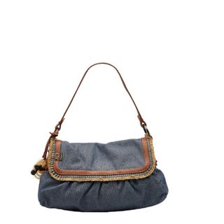 フェンディ(FENDI)の美品 フェンディ ハンドバッグ 8BR445 デニム レディース FENDI 【1-0122292】(ハンドバッグ)