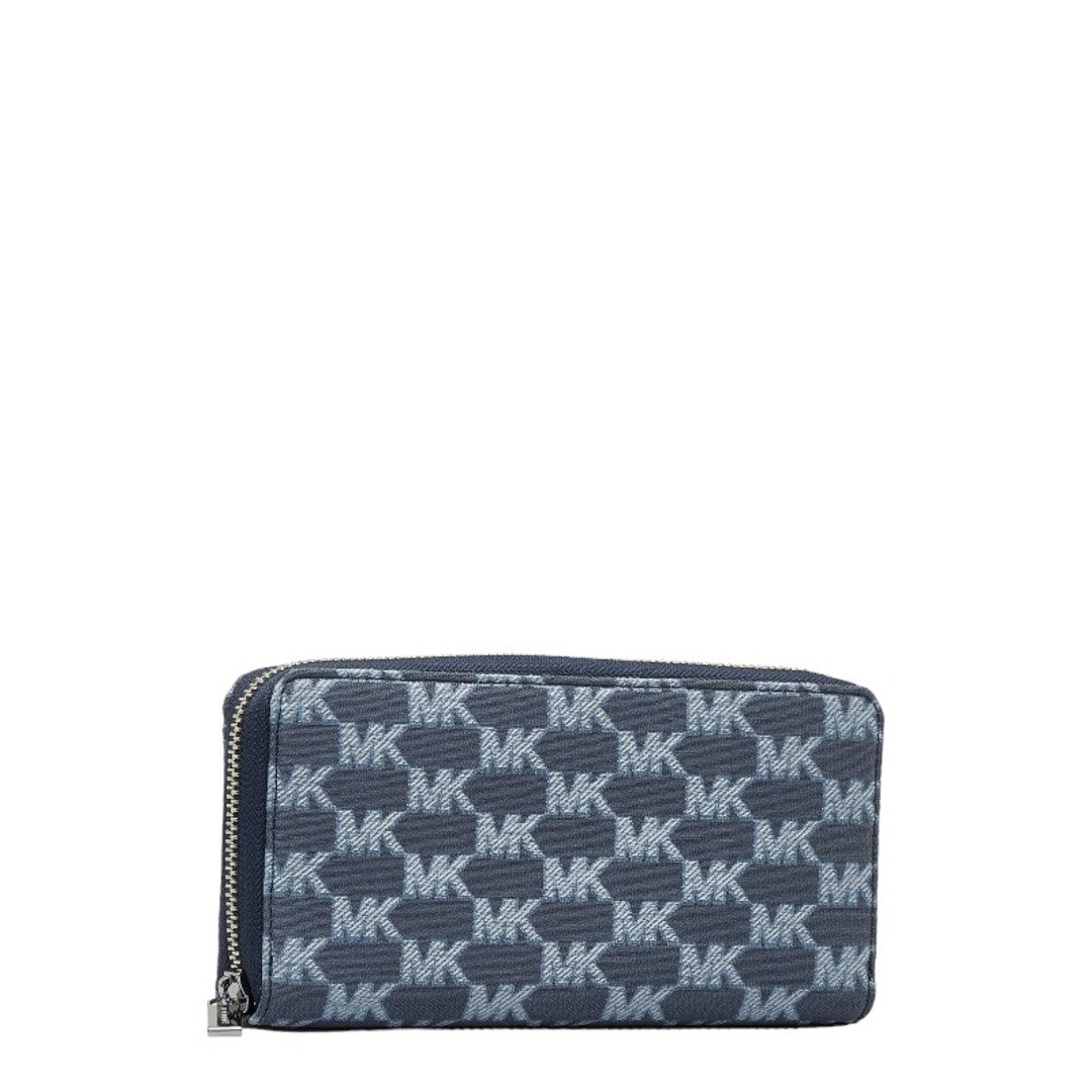 美品 マイケルコース ラウンドファスナー 長財布 36S3LCOZ3O キャンバス レディース Michael Kors 【1-0122612】 ■美品■マイケルコース ファスナー長財布