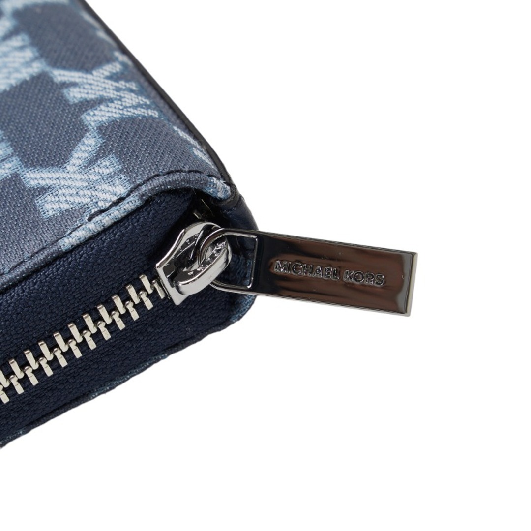 美品 マイケルコース ラウンドファスナー 長財布 36S3LCOZ3O キャンバス レディース Michael Kors 【1-0122612】 ■美品■マイケルコース ファスナー長財布