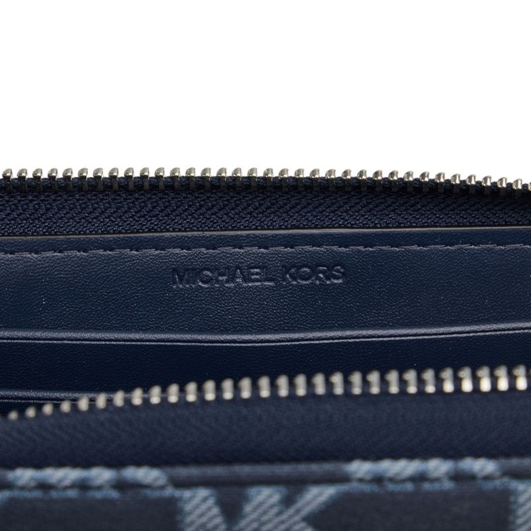 マイケルコース ファスナー長財布 36S3LCOZ3O NAVY MULTI