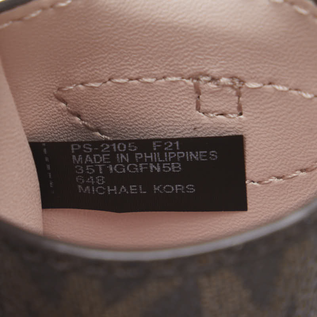 Michael Kors(マイケルコース)のマイケルコース MKシグネチャー サニタイザーホルダー ゴールド金具 キーホルダー ハンドジェルケース 35T1GGFN5B PVC レディース Michael Kors 【1-0122625】 レディースのファッション小物(その他)の商品写真