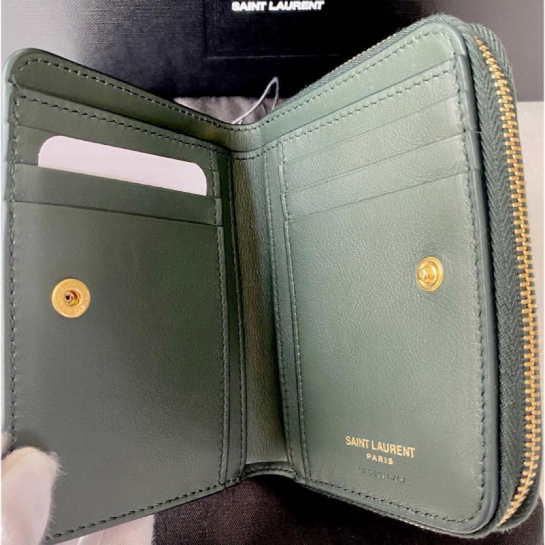 Saint Laurent - 【新品】サンローラン 二つ折り財布 カサンドラ
