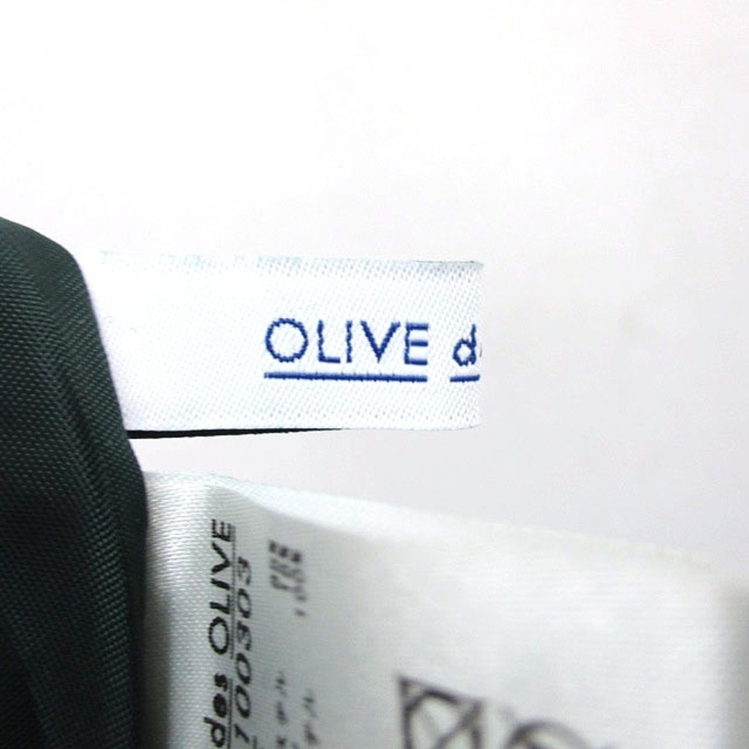 OLIVEdesOLIVE(オリーブデオリーブ)のオリーブデオリーブ フレア スカート ロング リボン シンプル F グリーン 緑 レディースのスカート(ロングスカート)の商品写真