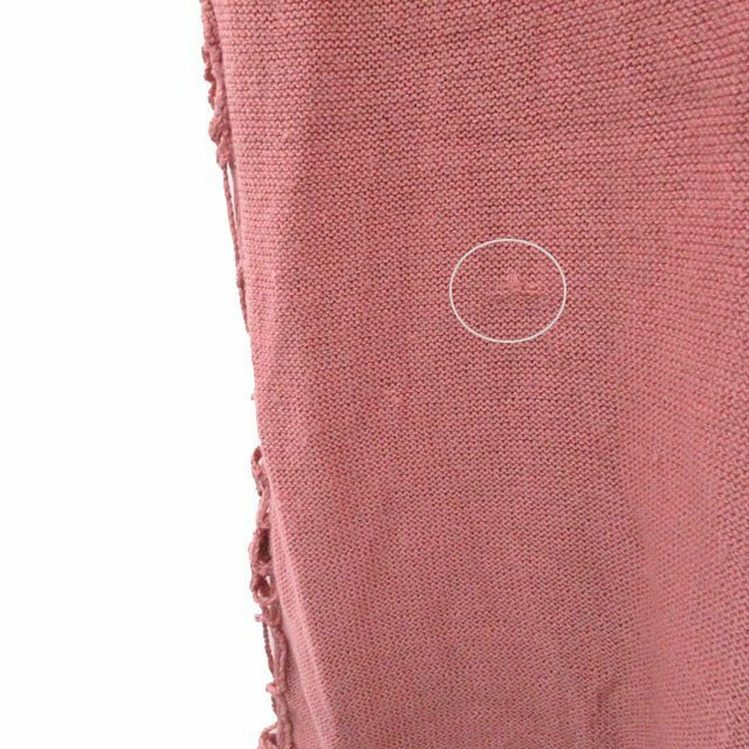 VIAGGIO BLU(ビアッジョブルー)のビアッジョブルー ニット チュニック 半袖 Vネック スパンコール 2 ピンク レディースのトップス(チュニック)の商品写真