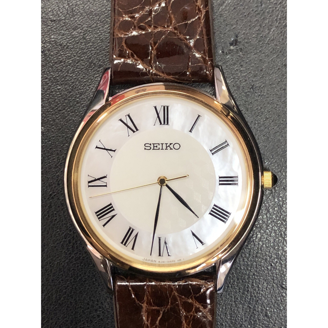 SEIKO(セイコー)の●【美品】SEIKO セイコー　8J41-0AJ0　革ベルト　メンズクォーツ メンズの時計(腕時計(アナログ))の商品写真