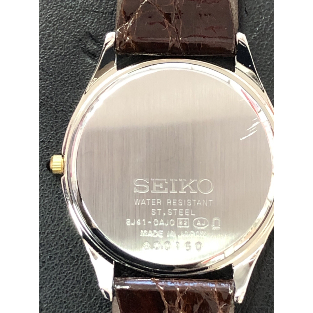 SEIKO water resistant st.steel 8J41-OAJO - 時計