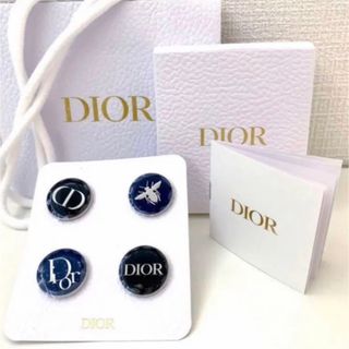 ディオール Dior ピンバッチ バッグ スニーカー スター ハット サドルバッグ ６点セット ブローチ メタル イエロー 美品