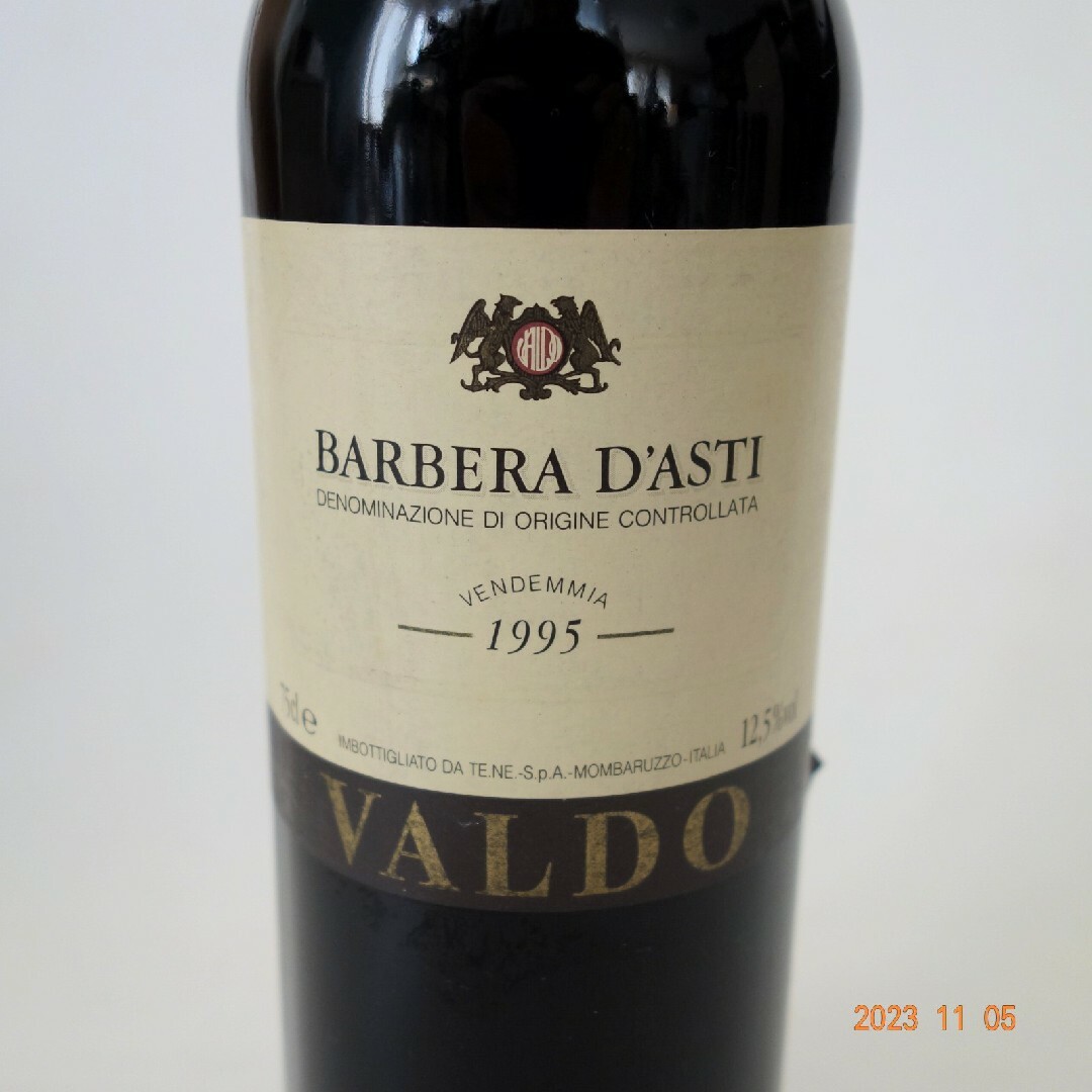 Barbera d'Asti 1995 VALDO バルベーラ・ダスティ 750