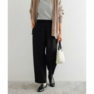 アーバンリサーチドアーズ(URBAN RESEARCH DOORS)の【BLACK】ウールミックスツイルストレートリラックスパンツ(その他)