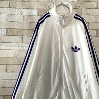 【レアデザイン】未使用品 adidas マルチカラー リブラインジャージ M