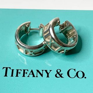 TIFFANY【超希少 】TIFFANY  ティファニー ダイアゴナル フープ ピアス