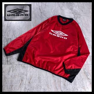 【UMBRO】アンブロセンターロゴプルオーバーナイロンジャケット 00s