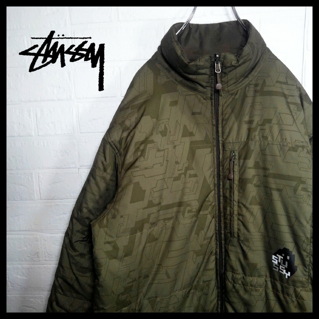 STUSSY - 《STUSSY(ステューシー)》00s' リバーシブル 中綿ナイロン ...