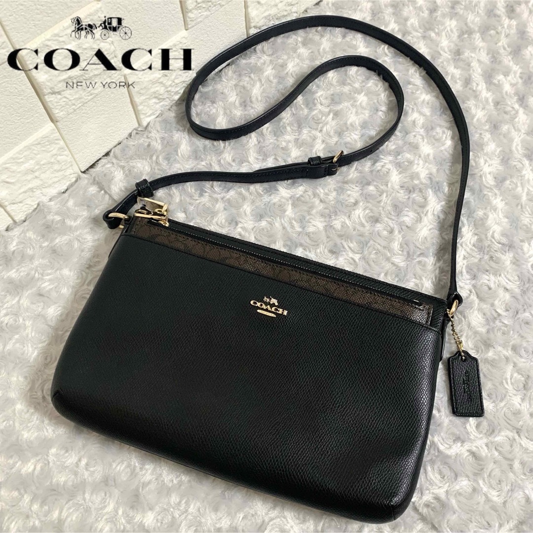 COACH - 【美品】COACH コーチ ショルダーバッグ PVCレザー ヘリテージ ...